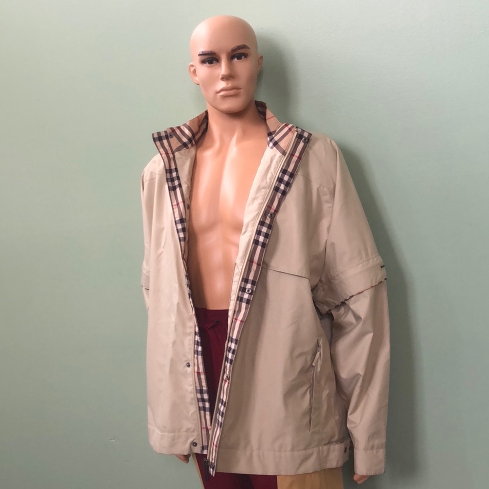 Burberry Golf Men's Beige Jacket - Size XL with COA